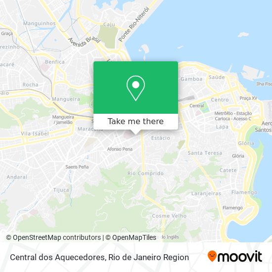 Central dos Aquecedores map