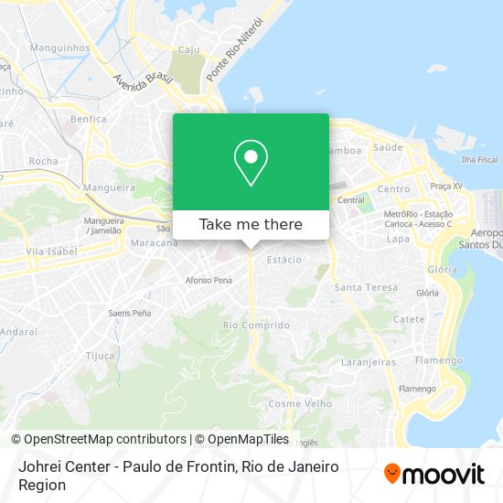 Johrei Center - Paulo de Frontin map