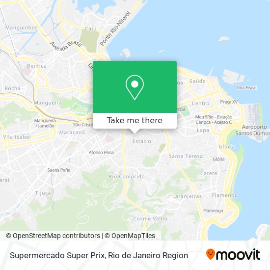 Mapa Supermercado Super Prix