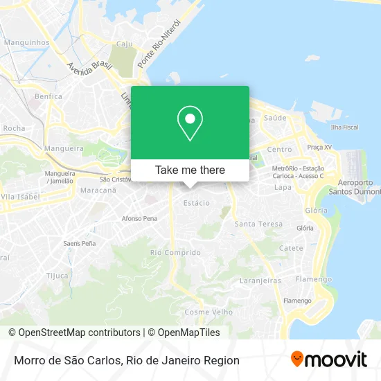 Morro de São Carlos map