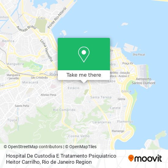 Hospital De Custodia E Tratamento Psiquiatrico Heitor Carrilho map