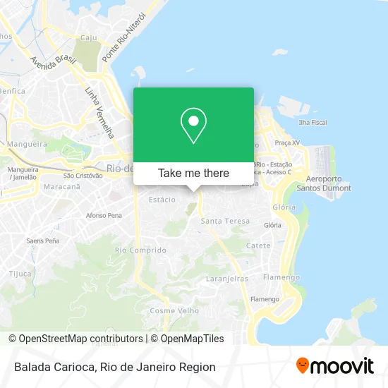 Balada Carioca map