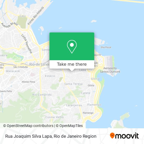 Mapa Rua Joaquim Silva Lapa