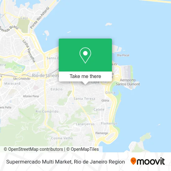 Supermercado Multi Market map