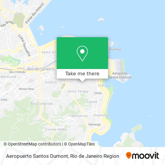 Aeropuerto Santos Dumont map