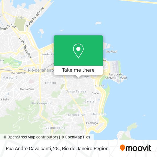 Rua Andre Cavalcanti, 28. map