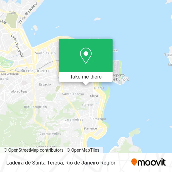 Ladeira de Santa Teresa map