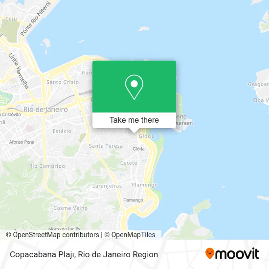 Copacabana Plajı map