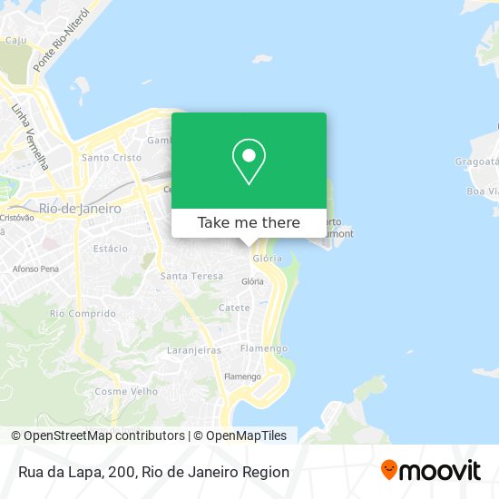 Mapa Rua da Lapa, 200