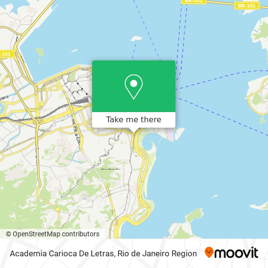 Mapa Academia Carioca De Letras