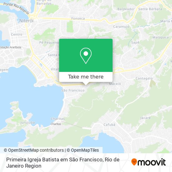 Primeira Igreja Batista em São Francisco map