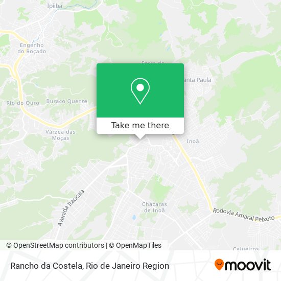 Mapa Rancho da Costela