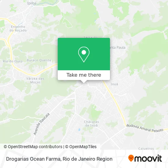 Drogarias Ocean Farma map