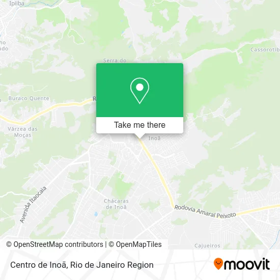Centro de Inoã map
