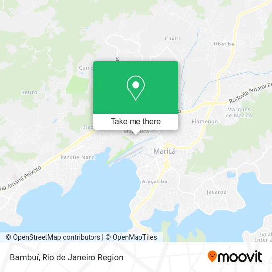 Bambuí map