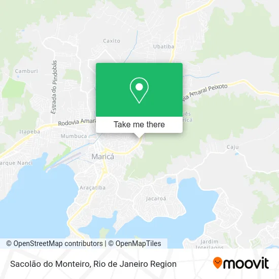 Sacolão do Monteiro map