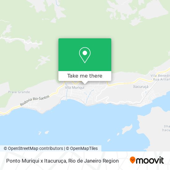 Ponto Muriqui x Itacuruça map