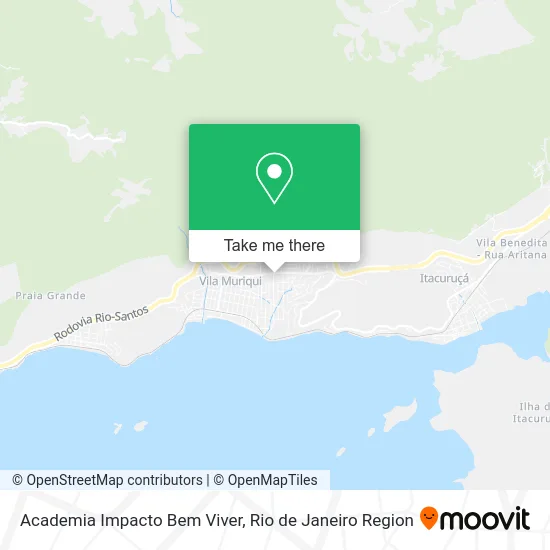 Academia Impacto Bem Viver map