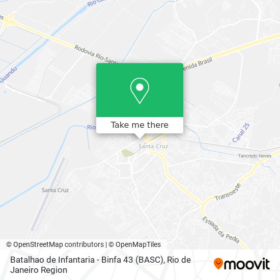 Batalhao de Infantaria - Binfa 43 (BASC) map