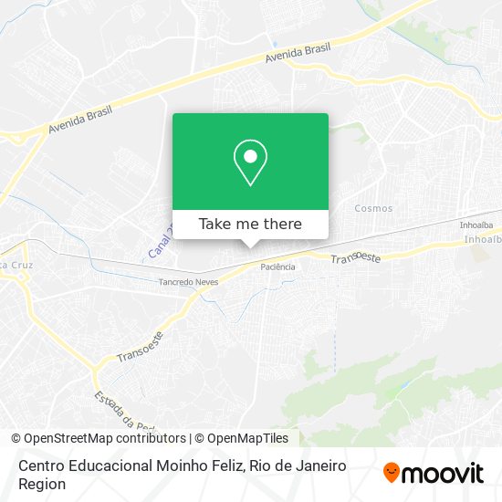 Centro Educacional Moinho Feliz map