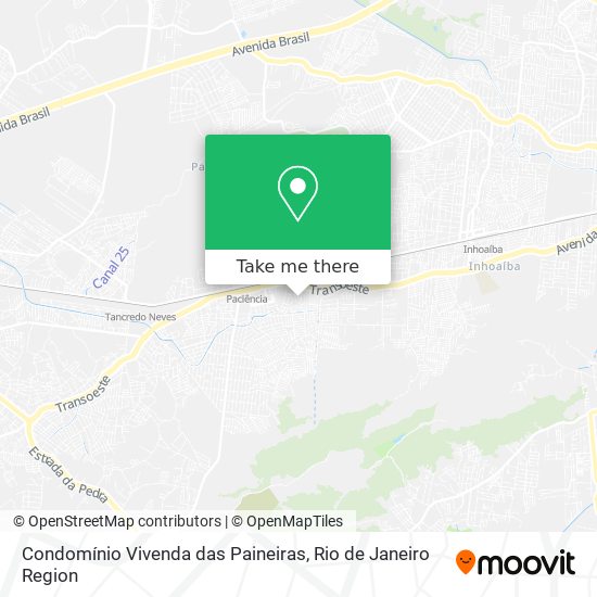 Condomínio Vivenda das Paineiras map