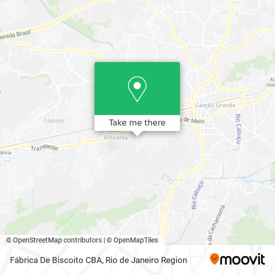 Fábrica De Biscoito CBA map