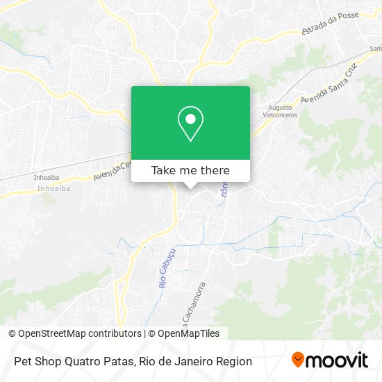 Pet Shop Quatro Patas map