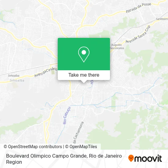 Boulevard Olimpico Campo Grande map
