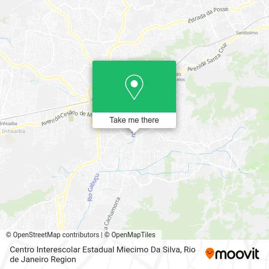 Centro Interescolar Estadual Miecimo Da Silva map