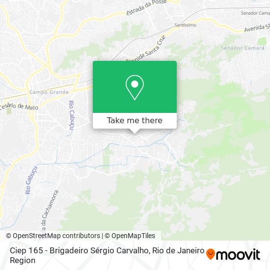 Ciep 165 - Brigadeiro Sérgio Carvalho map
