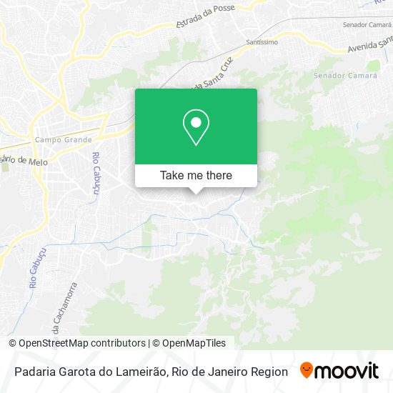 Padaria Garota do Lameirão map