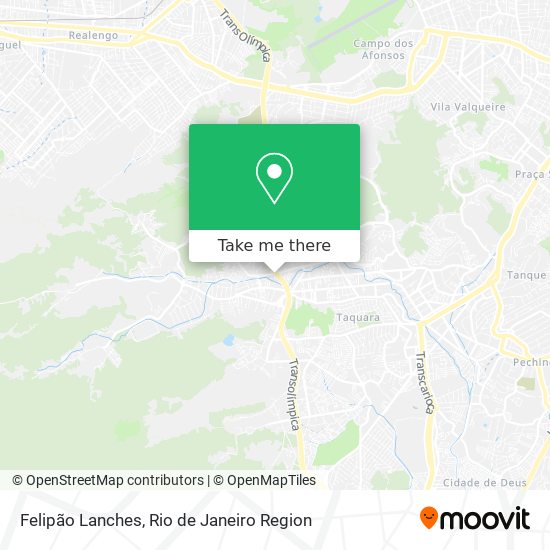 Felipão Lanches map