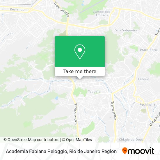 Academia Fabiana Peloggio map