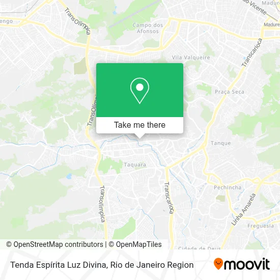 Tenda Espírita Luz Divina map