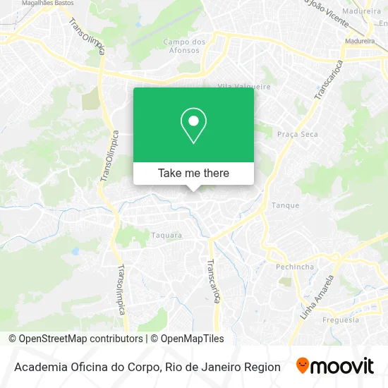 Academia Oficina do Corpo map