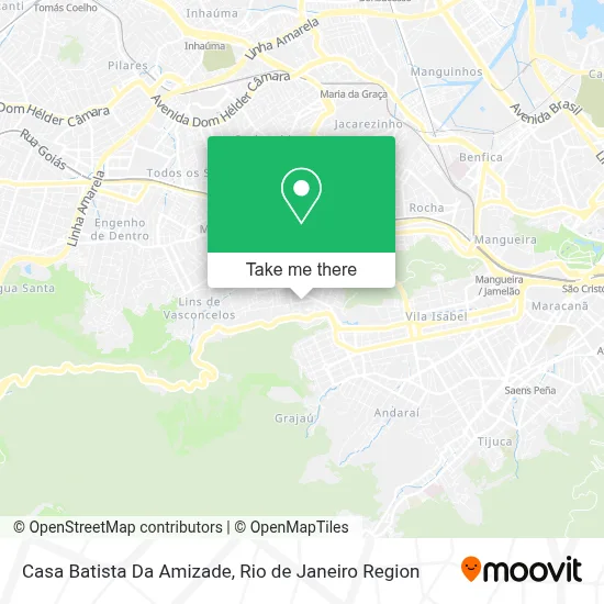 Casa Batista Da Amizade map