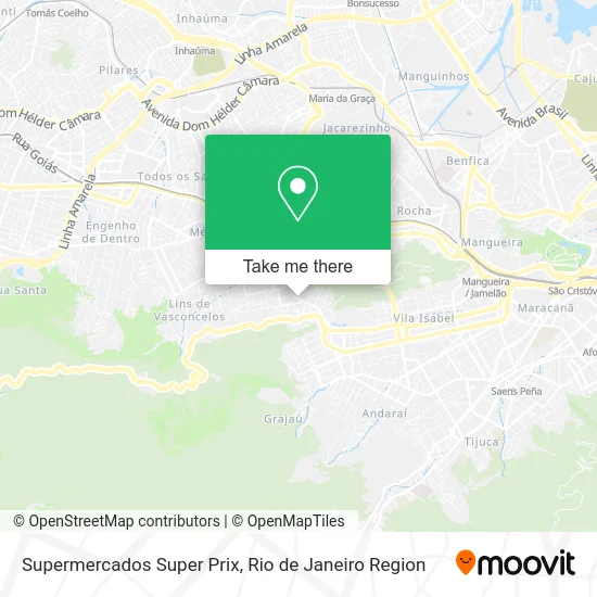 Supermercados Super Prix map