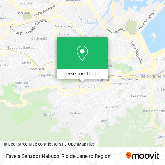 Favela Senador Nabuco map