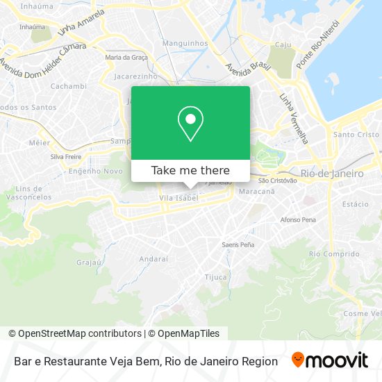 Mapa Bar e Restaurante Veja Bem