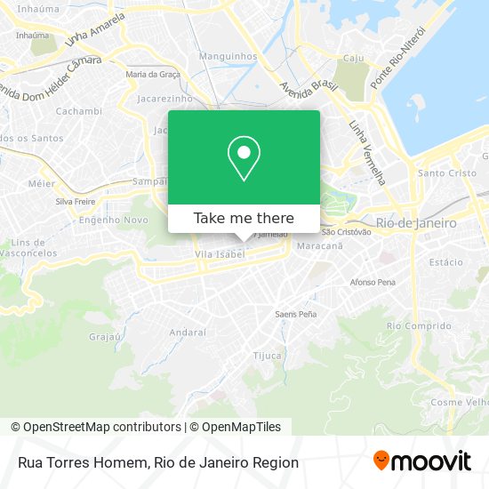 Rua Torres Homem map