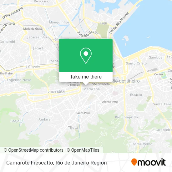 Camarote Frescatto map