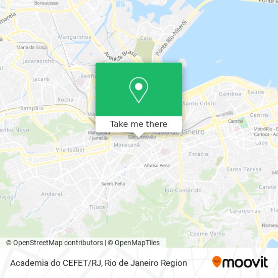 Mapa Academia do CEFET/RJ