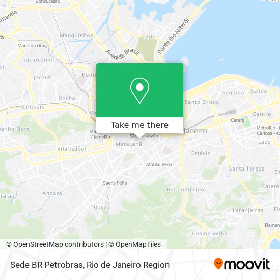 Sede BR Petrobras map