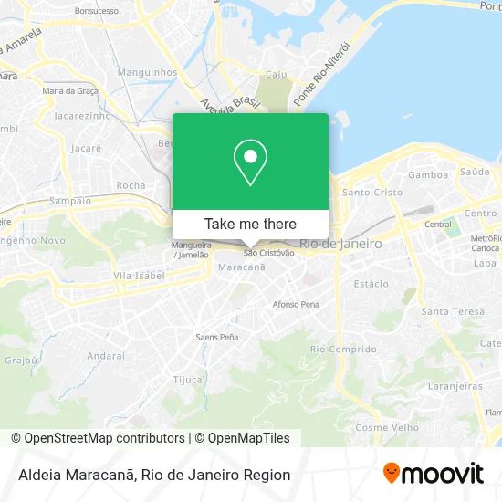 Aldeia Maracanã map