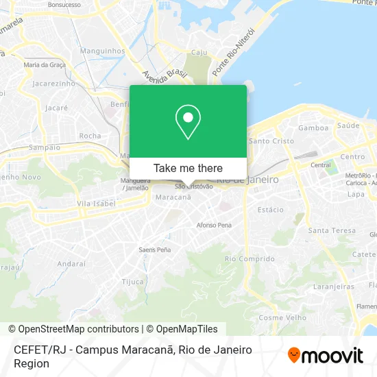 CEFET/RJ - Campus Maracanã map