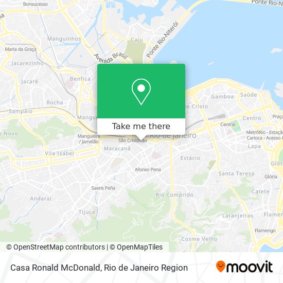 Mapa Casa Ronald McDonald