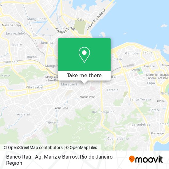 Mapa Banco Itaú - Ag. Mariz e Barros