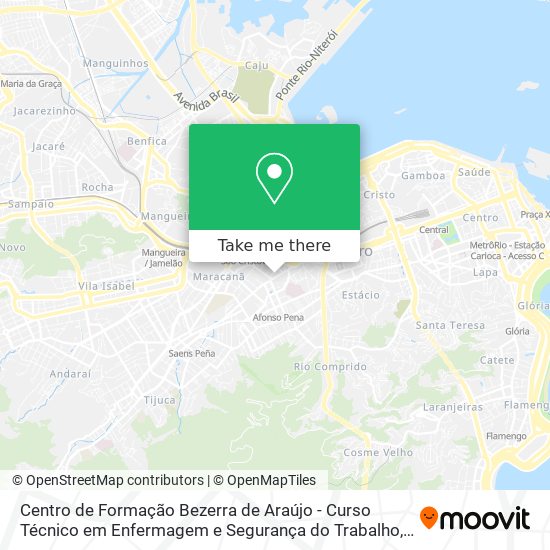 Centro de Formação Bezerra de Araújo - Curso Técnico em Enfermagem e Segurança do Trabalho map