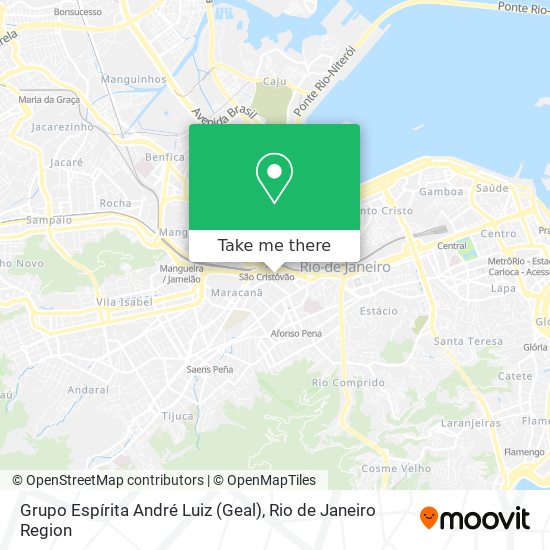 Mapa Grupo Espírita André Luiz (Geal)