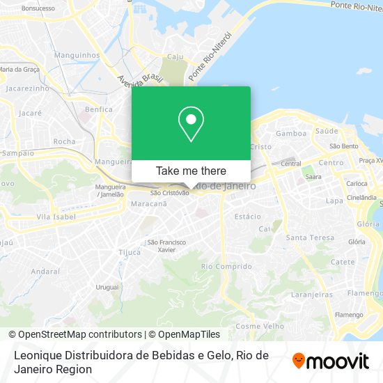 Leonique Distribuidora de Bebidas e Gelo map